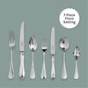 Baguette Cutlery 7 Piece Place Setting