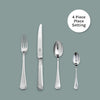 Décor Cutlery 4 Piece Place Setting