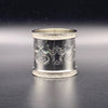 SALE - Silver Plated Napkin Ring With Ornate Wire