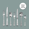 Queens Cutlery 7 Piece Place Setting