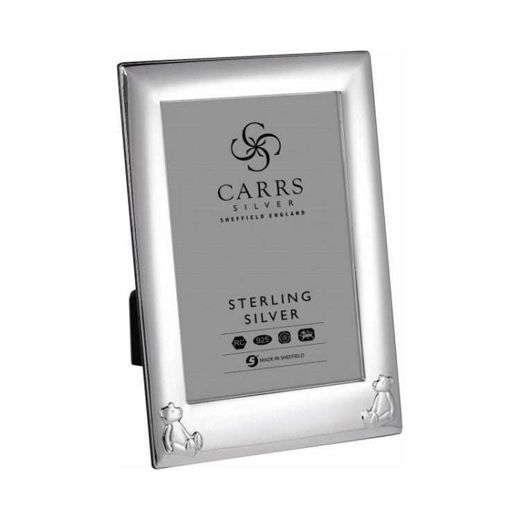 Child's Bear Photo Frame Sterling Silver | Carrs Silver