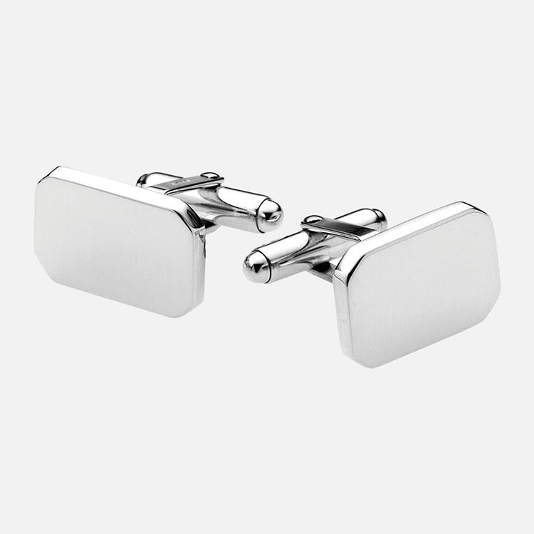 Sterling silver hot sale monogram cufflinks